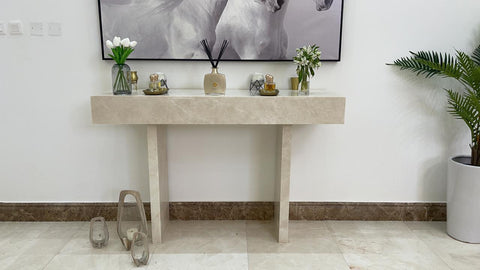 Marble Console Crème Uno