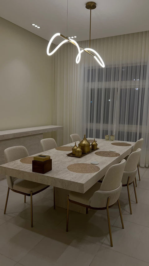 Light travertine Dining table