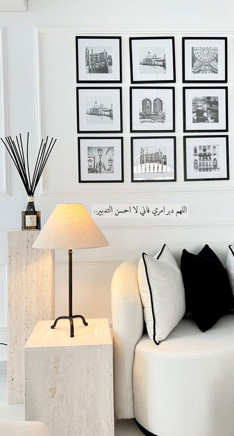 Side table and Stand light travertine