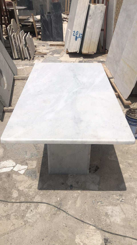 Seater Mougla White Dining Table