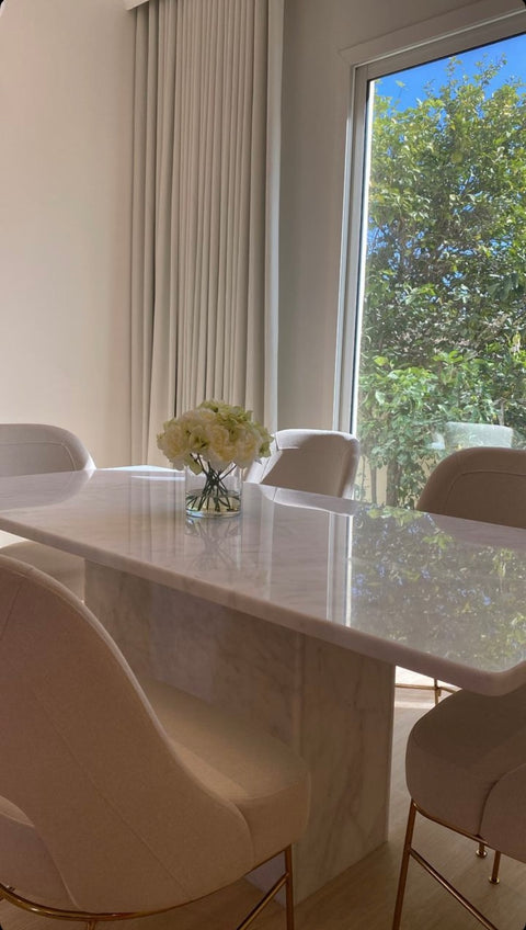 Seater Mougla White Dining Table