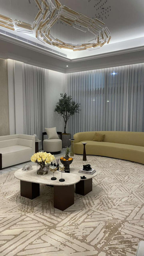 Light travertine Coffee table