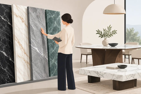 A Guide to Selecting Marble Slabs for Furniture