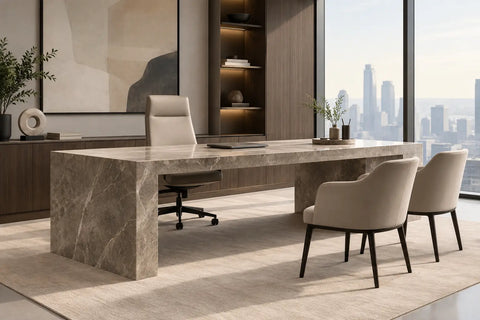 Luxury Office Stone Furniture That Lasts