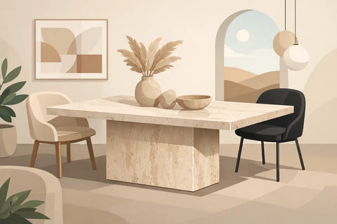 Travertine Dining Tables for Sale Worth Choosing