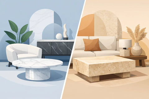 Marble vs Travertine Furniture for Your Home