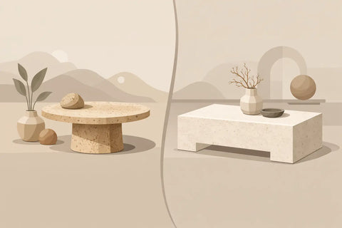 Travertine Versus Limestone Tables Compared