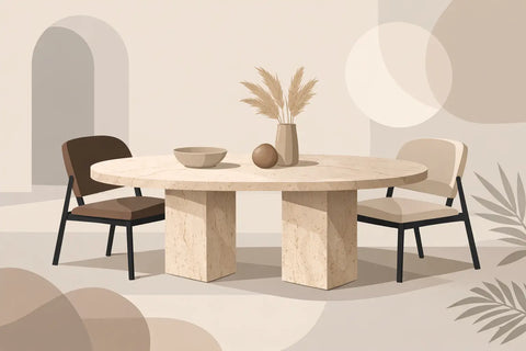 What Is a Travertine Dining Table? A Refined Guide