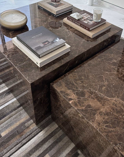 Double empreador coffee tables