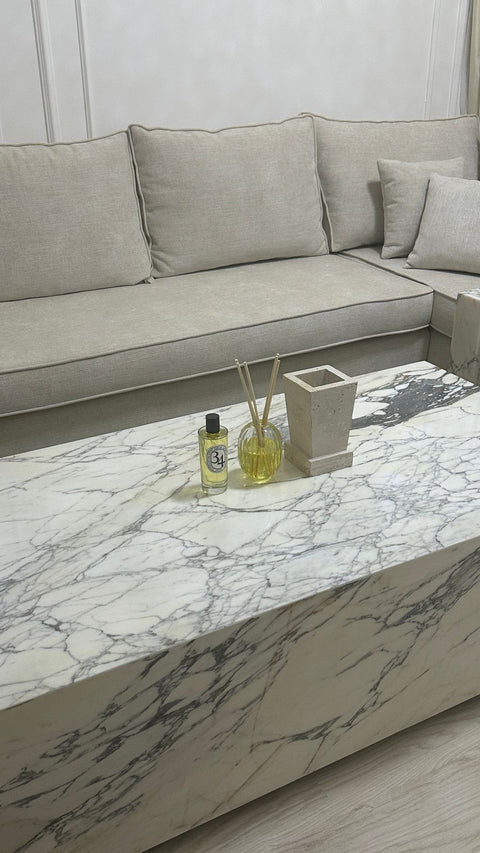 Aurora Imperiale Arabescato Coffee Table
