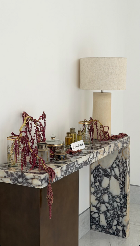 Mahra Console - Afyon violet