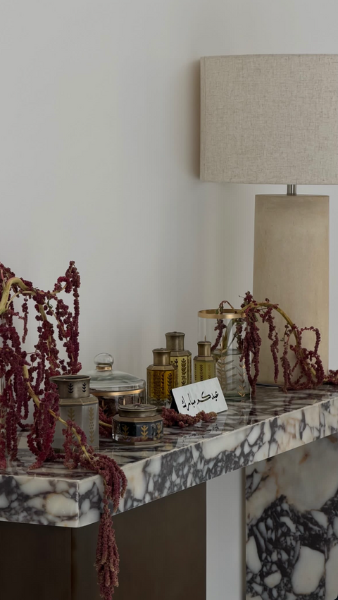 Mahra Console - Afyon violet