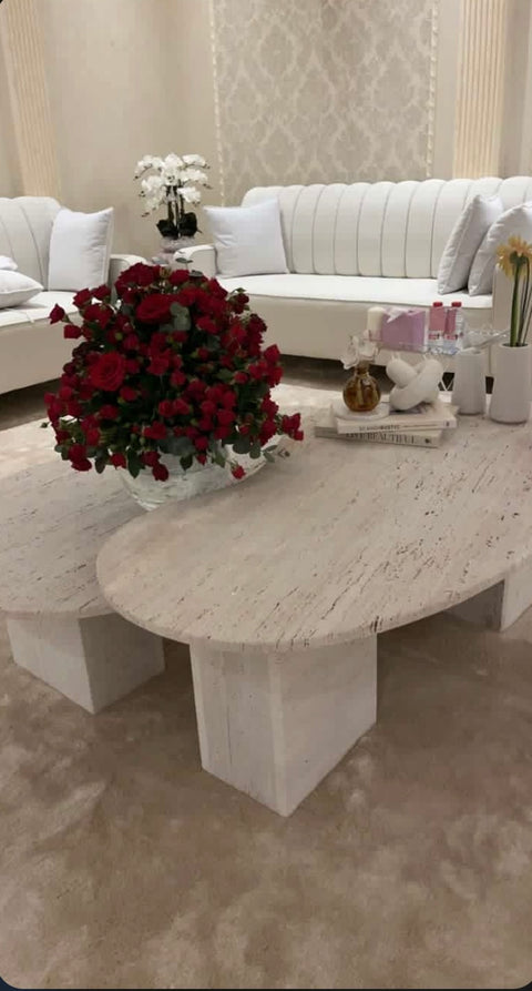 Full Travertine Coffee tables