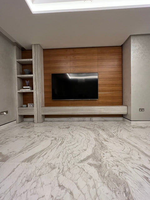 Light Travertine tv Unit 3*4