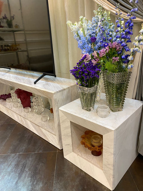 Volakas Marble Tv Unit