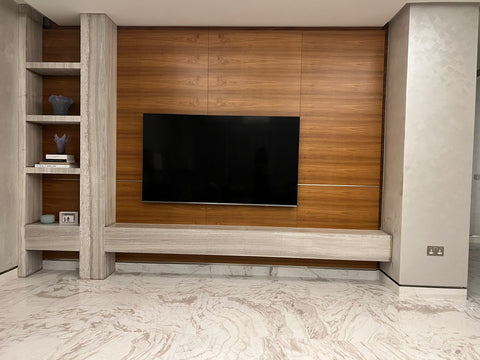 Light Travertine tv Unit 3*4