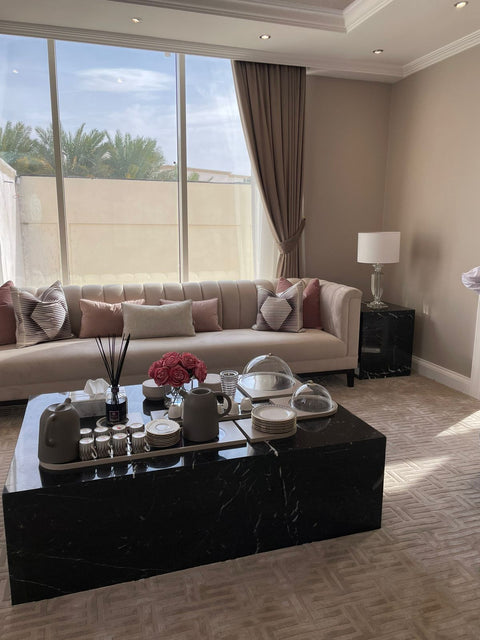Black marble Coffee table