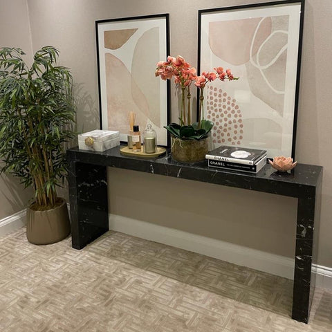 Black Marquina Console