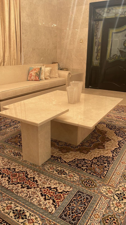 Cappuccino Coffe table with Side